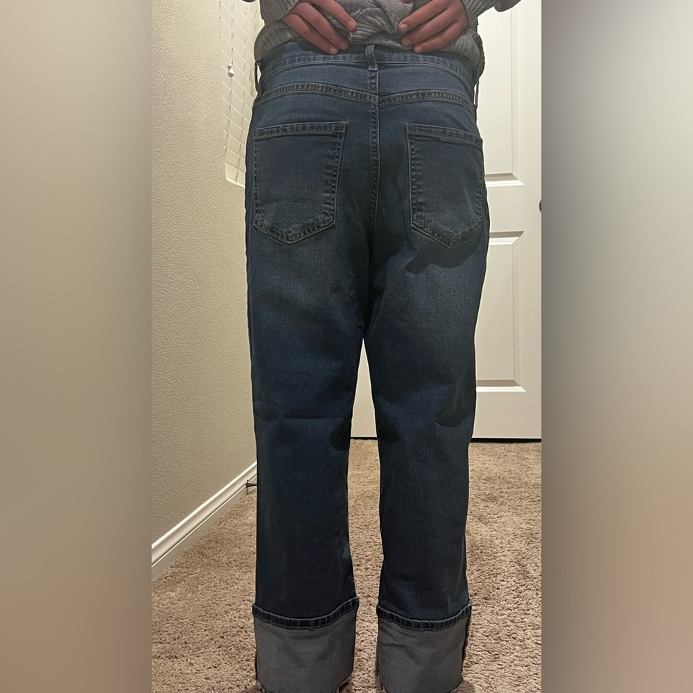 JESSICA SIMPSON CUFFED JEANS - Picture 4 of 5